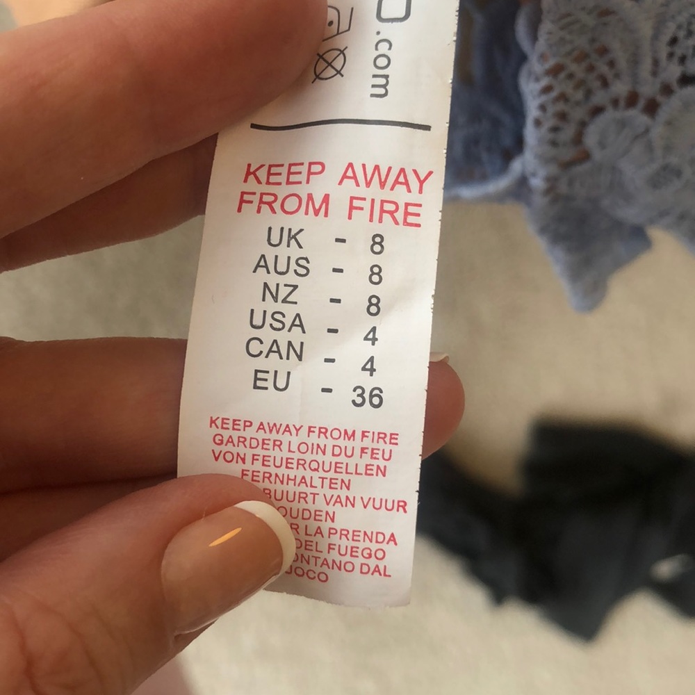 Boohoo Baby Blue Bodycon Midi Cocktail Dress View 6